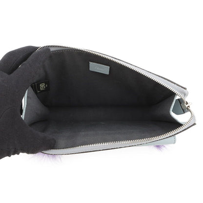 Fendi Shoulder Bag Toujour Bugsmon Star Leather Fur 2-Way Clutch — view 7