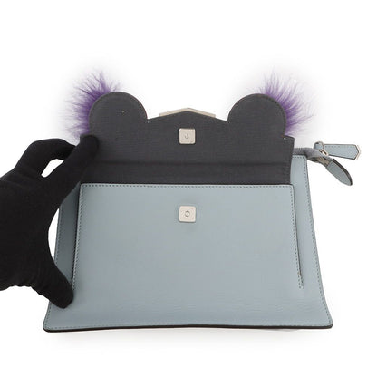 Fendi Shoulder Bag Toujour Bugsmon Star Leather Fur 2-Way Clutch — view 6
