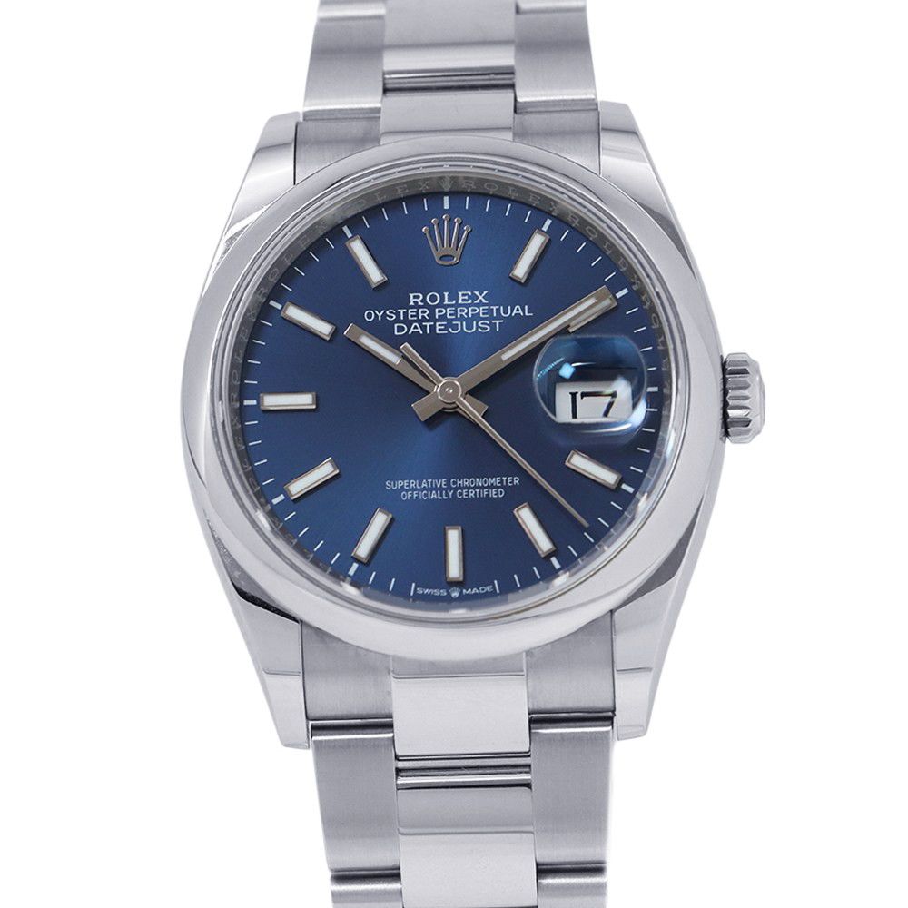Rolex Datejust 36 Watch Bright Blue Dial