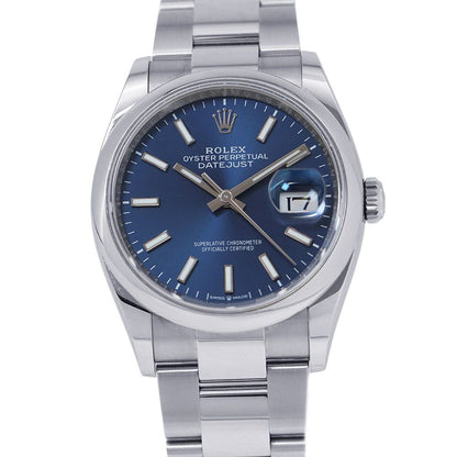 Rolex Datejust 36 Watch Bright Blue Dial