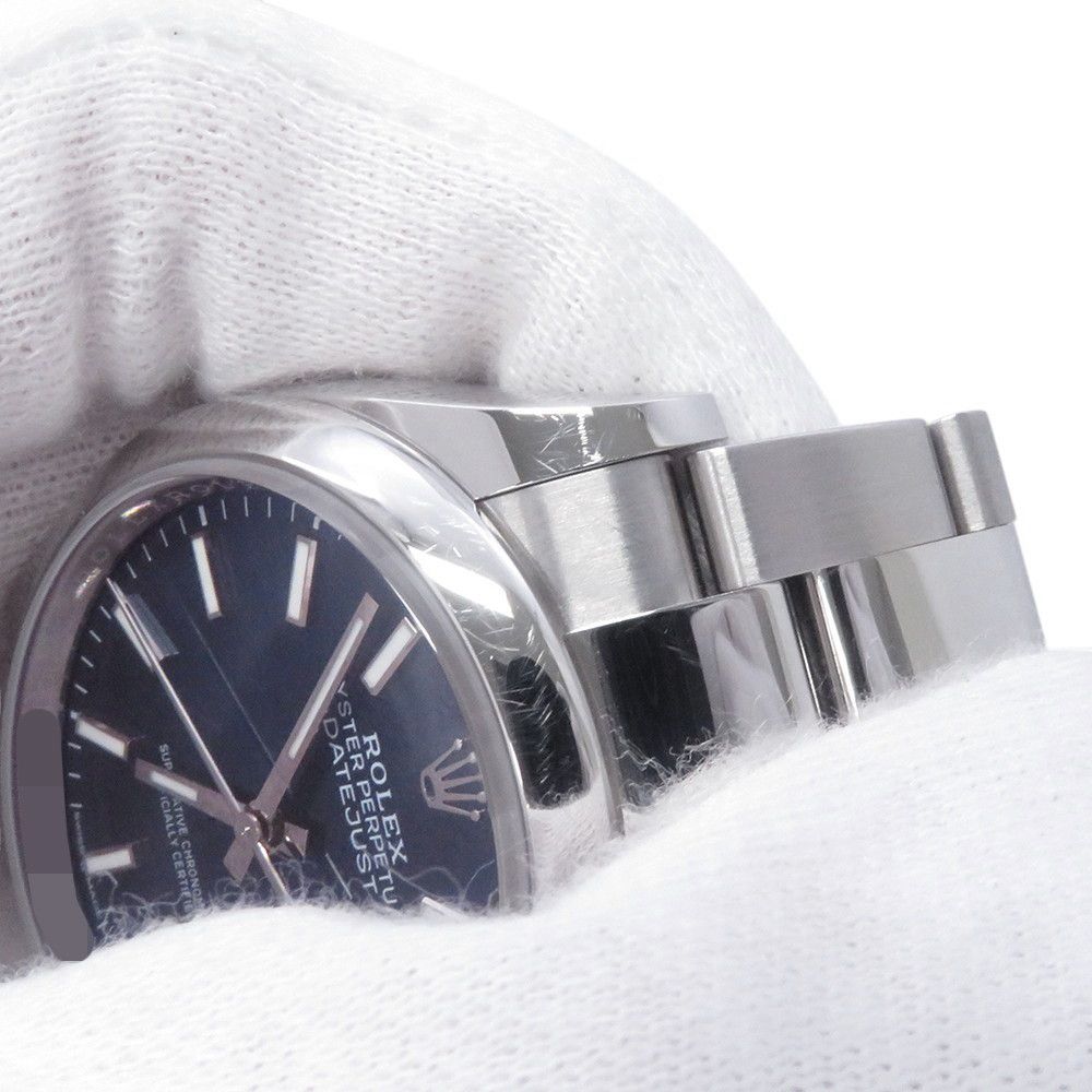 Rolex Datejust 36 Watch Bright Blue Dial — view 5
