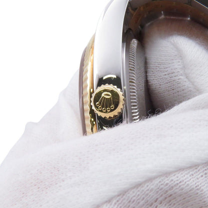 Rolex Datejust Number SS 18k Yellow Gold Watch Champagne Dial — view 7