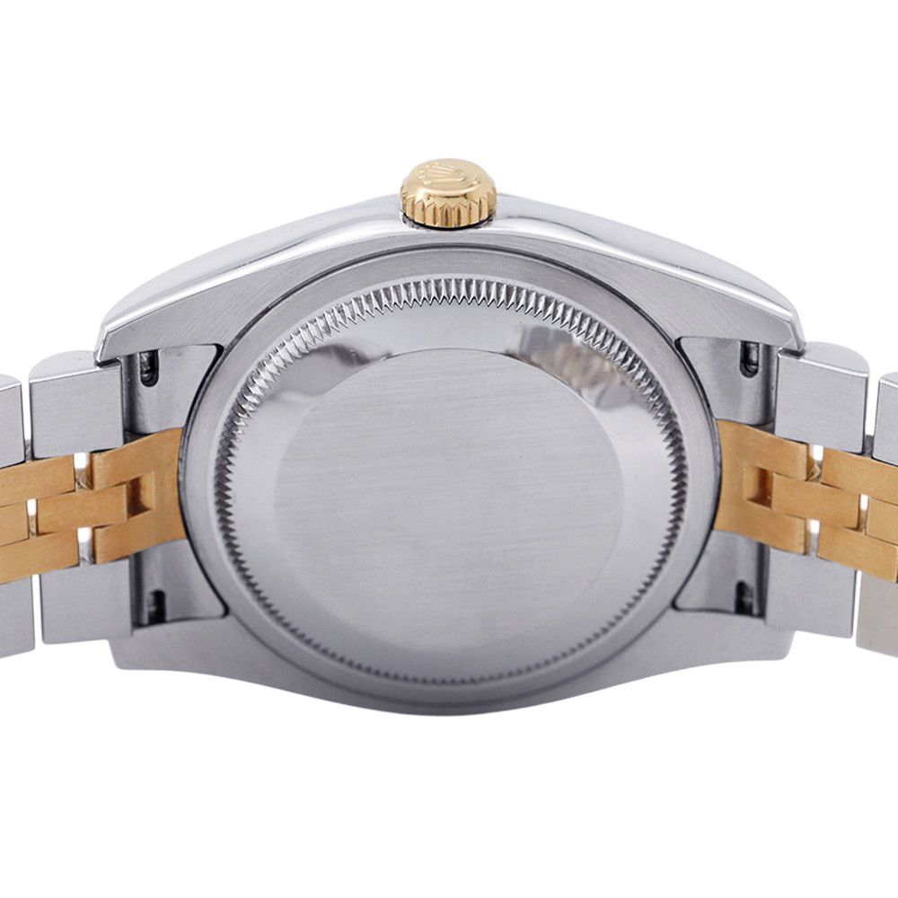 Rolex Datejust Number SS 18k Yellow Gold Watch Champagne Dial — view 3