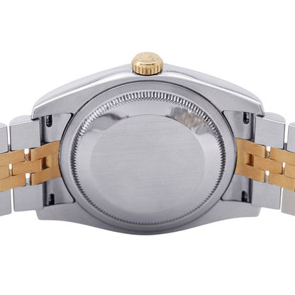 Rolex Datejust Number SS 18k Yellow Gold Watch Champagne Dial — view 3