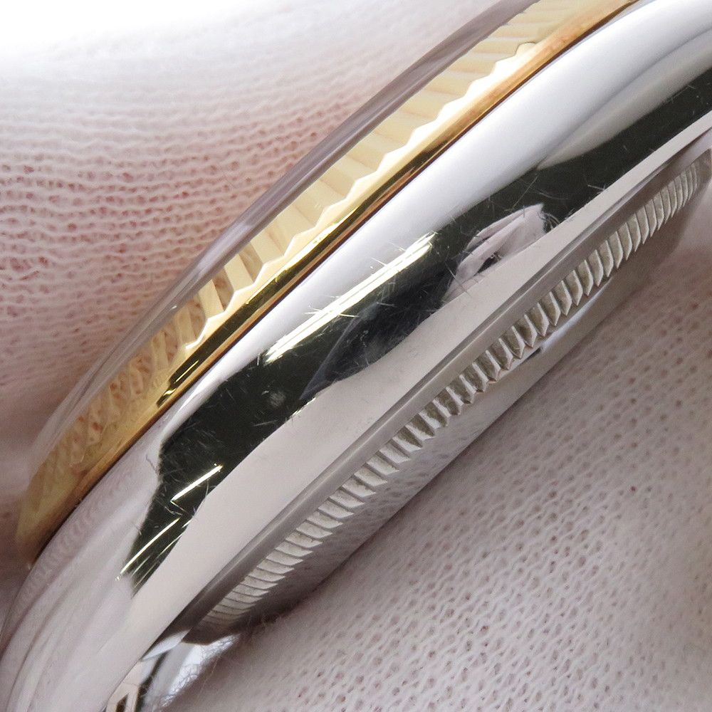 Rolex Datejust Number SS 18k Yellow Gold Watch Champagne Dial — view 9