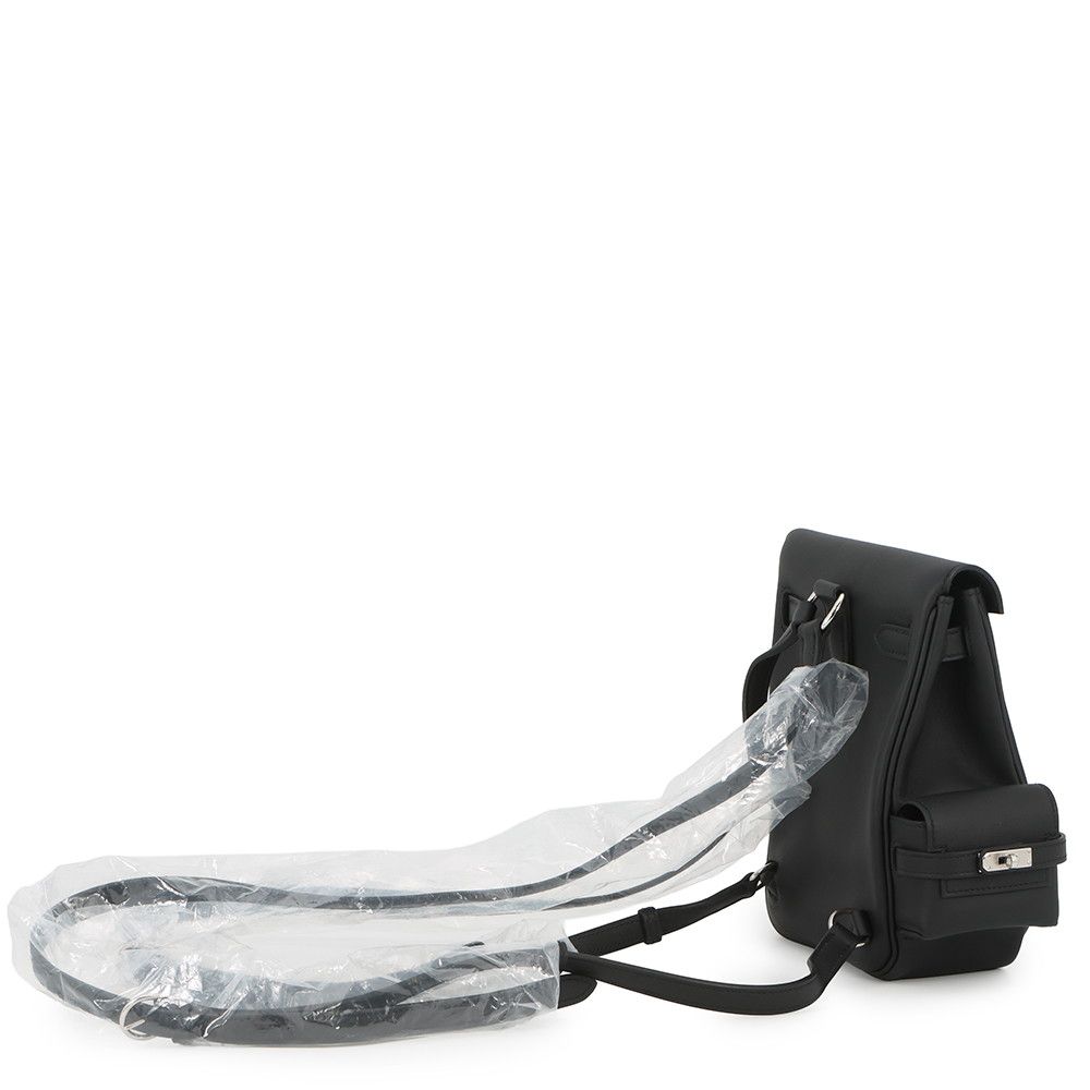 Hermes Kelly Jump Black Silver Swift Backpack — view 2