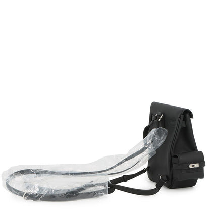 Hermes Kelly Jump Black Silver Swift Backpack — view 2