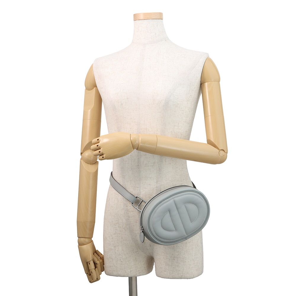 Hermes Waist Bag in the Loup Verso Blue Glacier Domarte Silver Swift — view 4