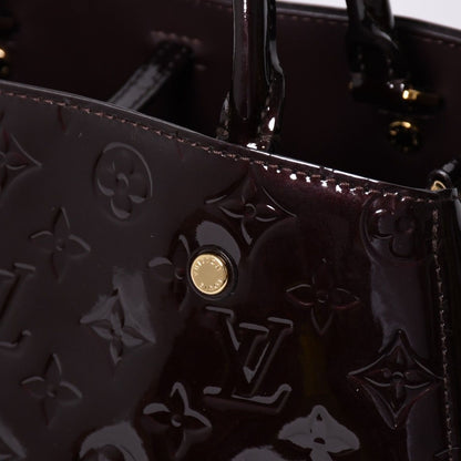 Louis Vuitton Purple 2-Way Bag Montaigne BB Monogram Vernis Handbag — view 8