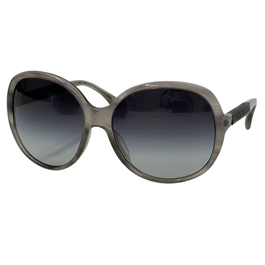 Chanel Sunglasses CC Logo Quilted Gray Black Eyewear