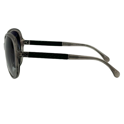 Chanel Sunglasses CC Logo Quilted Gray Black Eyewear — view 2