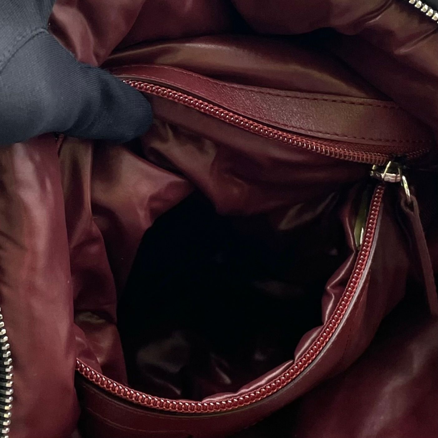 Chanel Coco Cocoon Quilted Leather Nylon Black Backpack Silver — view 4