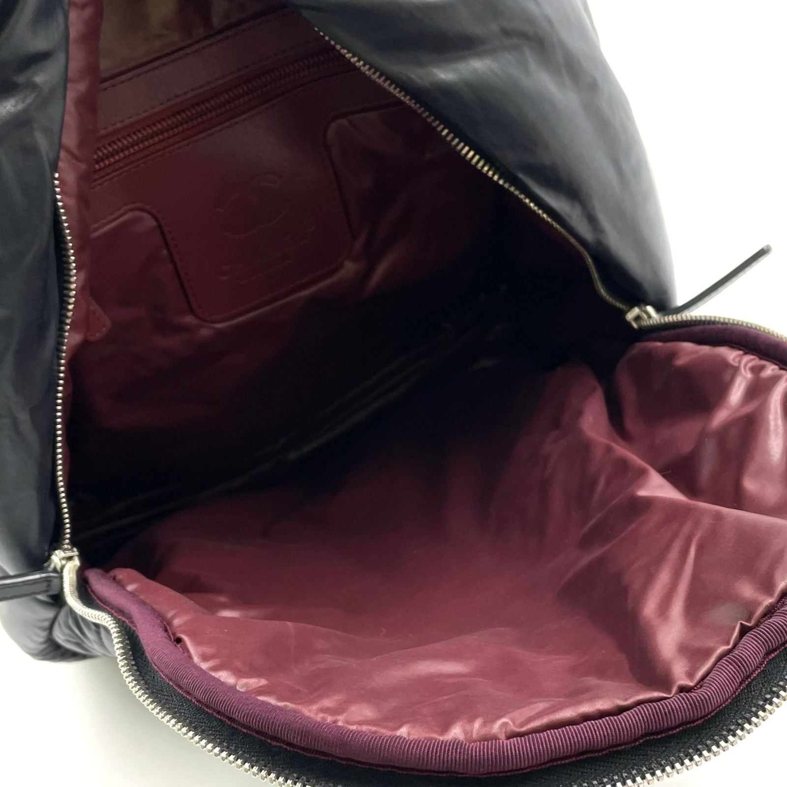 Chanel Coco Cocoon Quilted Leather Nylon Black Backpack Silver — view 3