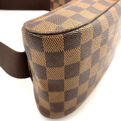 Louis Vuitton Damier Geronimos Brown Belt Bag Gold — view 8