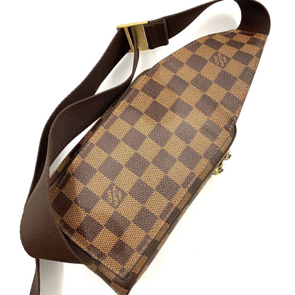 Louis Vuitton Damier Geronimos Brown Belt Bag Gold — view 7