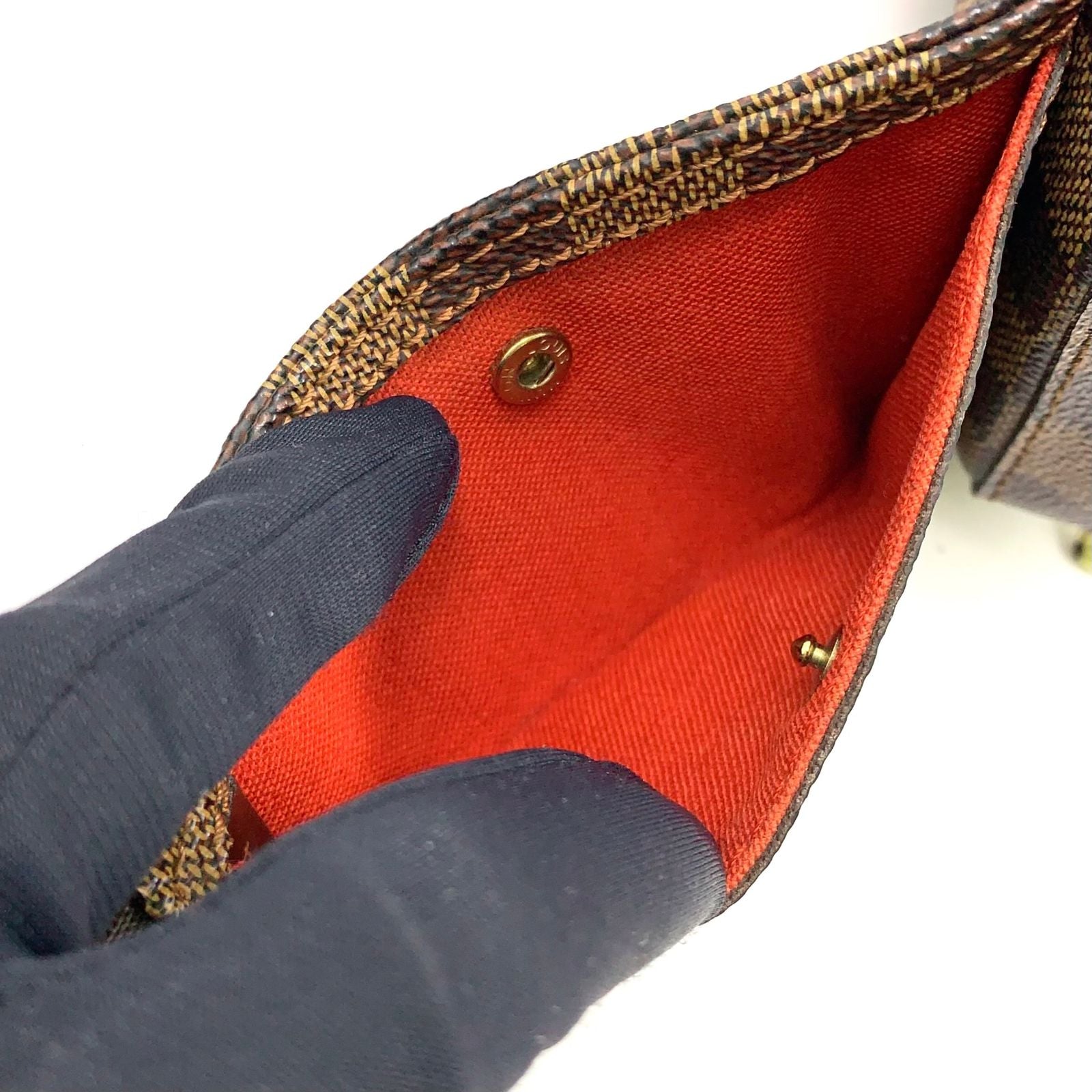 Louis Vuitton Damier Geronimos Brown Belt Bag Gold — view 5