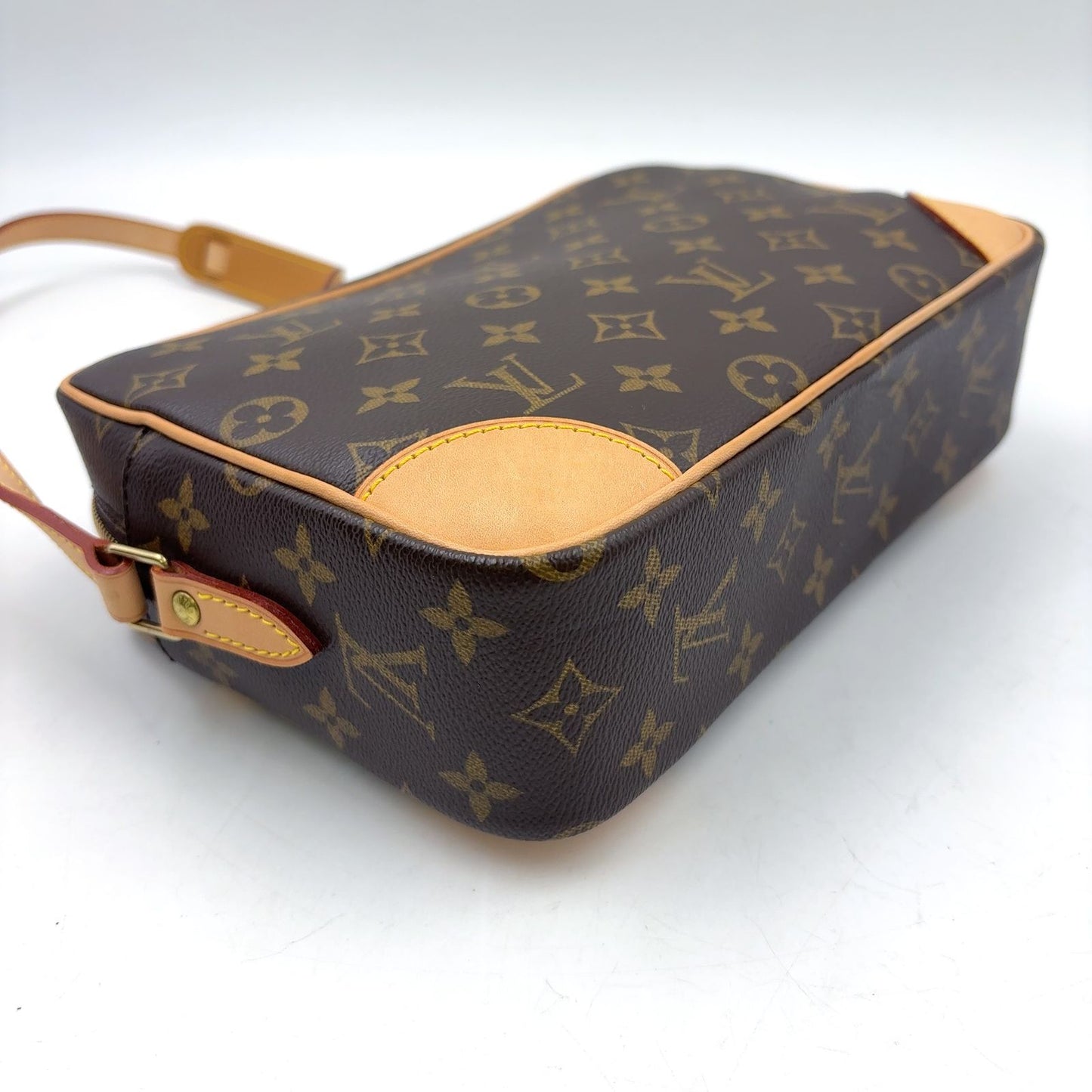 Louis Vuitton Trocadero 27 Monogram Leather Brown Light Shoulder Bag Gold — view 7