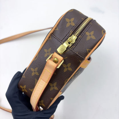 Louis Vuitton Trocadero 27 Monogram Leather Brown Light Shoulder Bag Gold — view 6