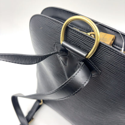 Louis Vuitton Gobelins Epi Noir Leather Black Backpack Gold — view 7