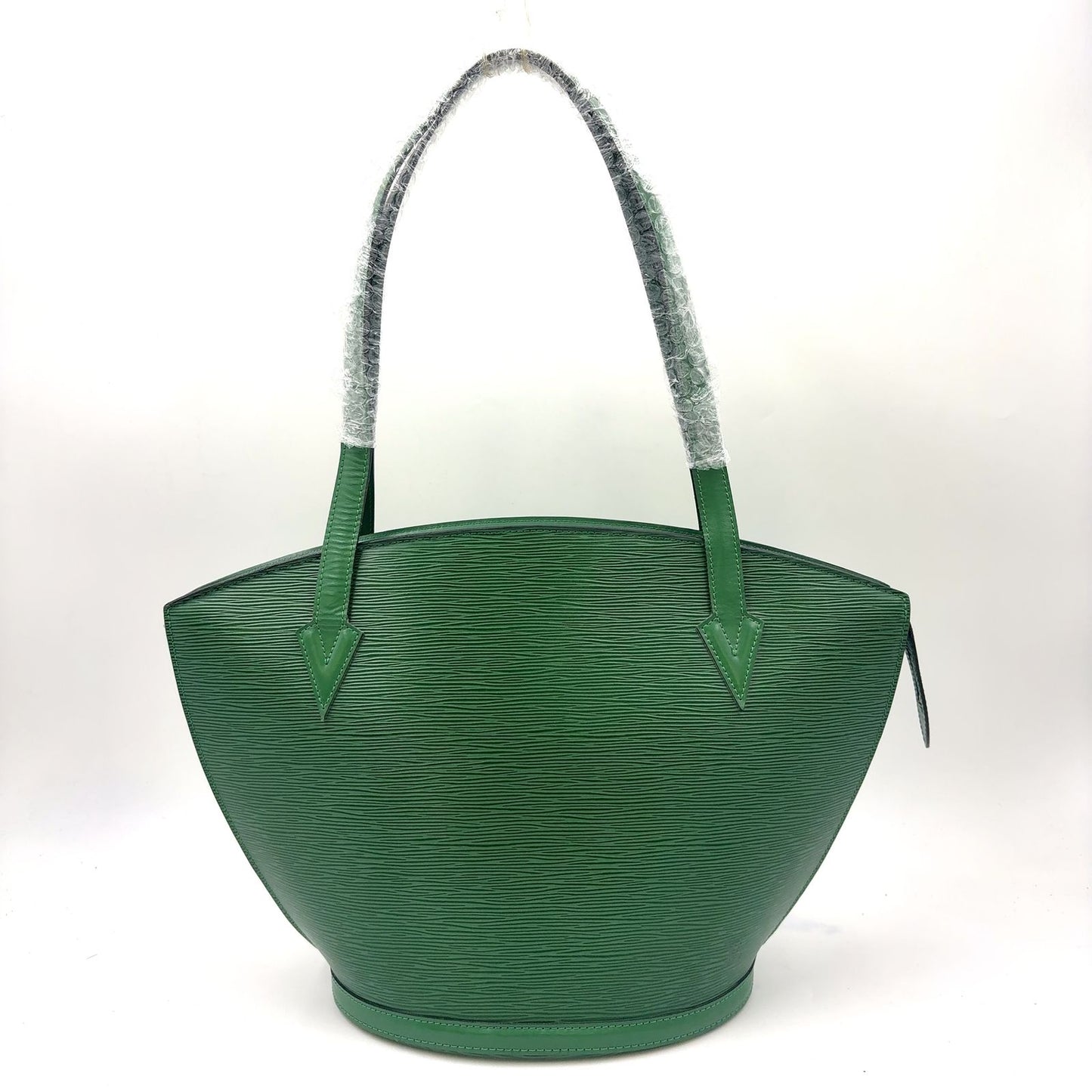 Louis Vuitton Sun Jack Shopping Epi Borneo Green Leather Shoulder Bag Gold