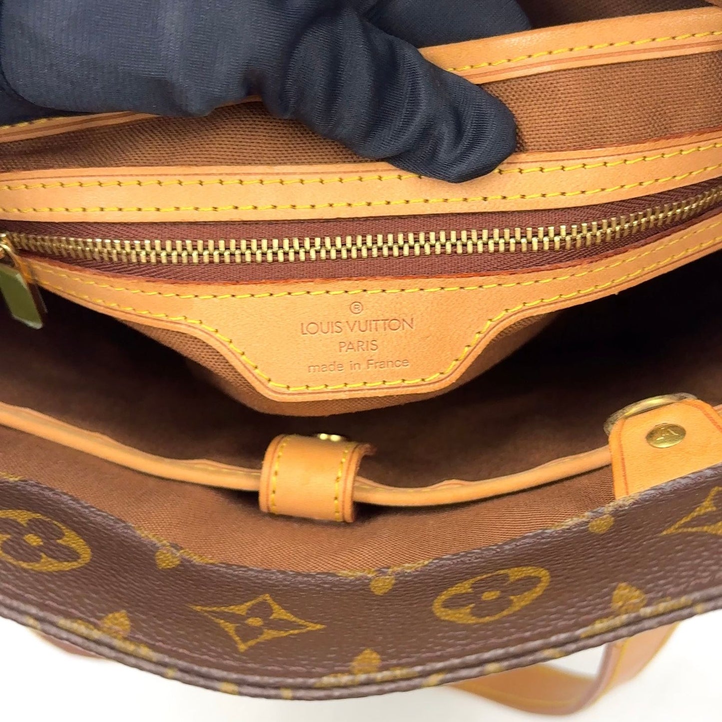 Louis Vuitton Vavin GM Monogram Leather Brown Tote Gold — view 4