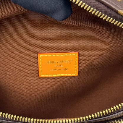 Louis Vuitton Rush Bum Bag Monogram Waist Leather Brown Light Gold — view 4