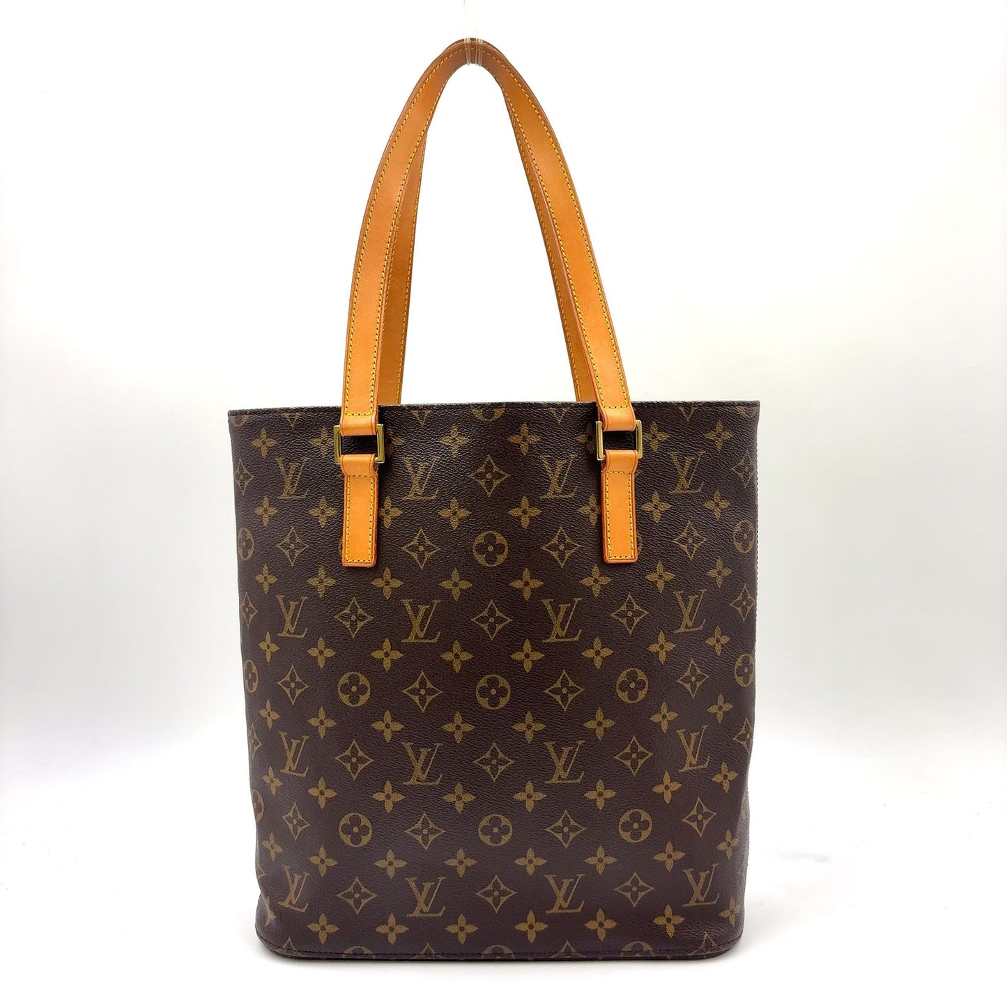 Louis Vuitton Vavin GM Monogram Leather Brown Tote Gold