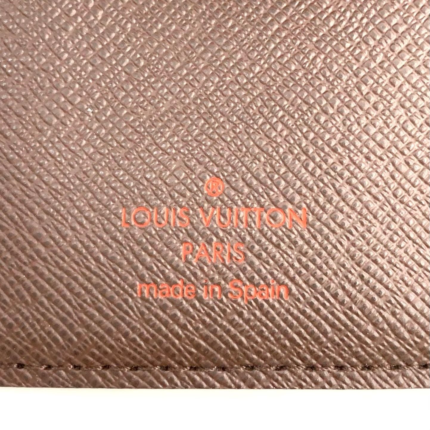 Louis Vuitton Agenda PM Damier Brown Notebook Cover Gold — view 3