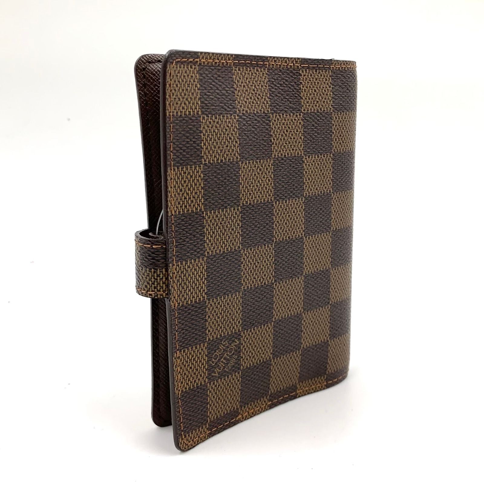 Louis Vuitton Agenda PM Damier Brown Notebook Cover Gold — view 2