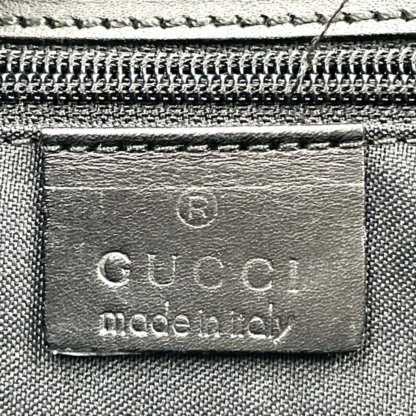 Gucci Jackie GG Canvas Black Shoulder Bag Silver — view 5