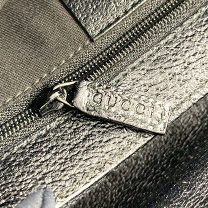 Gucci GG Canvas Black Belt Bag Silver — view 6