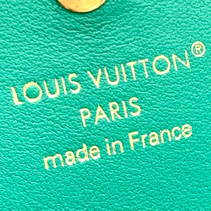Louis Vuitton Portefeuille Capucines Enabled Leather Green Wallet Gold — view 5