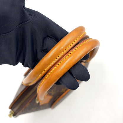 Louis Vuitton Ellipse PM Monogram Leather Brown Handbag Gold — view 6