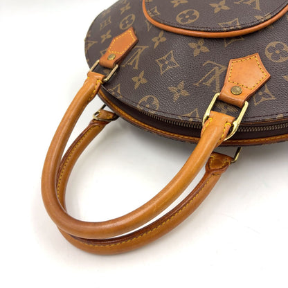 Louis Vuitton Ellipse PM Monogram Leather Brown Handbag Gold — view 5