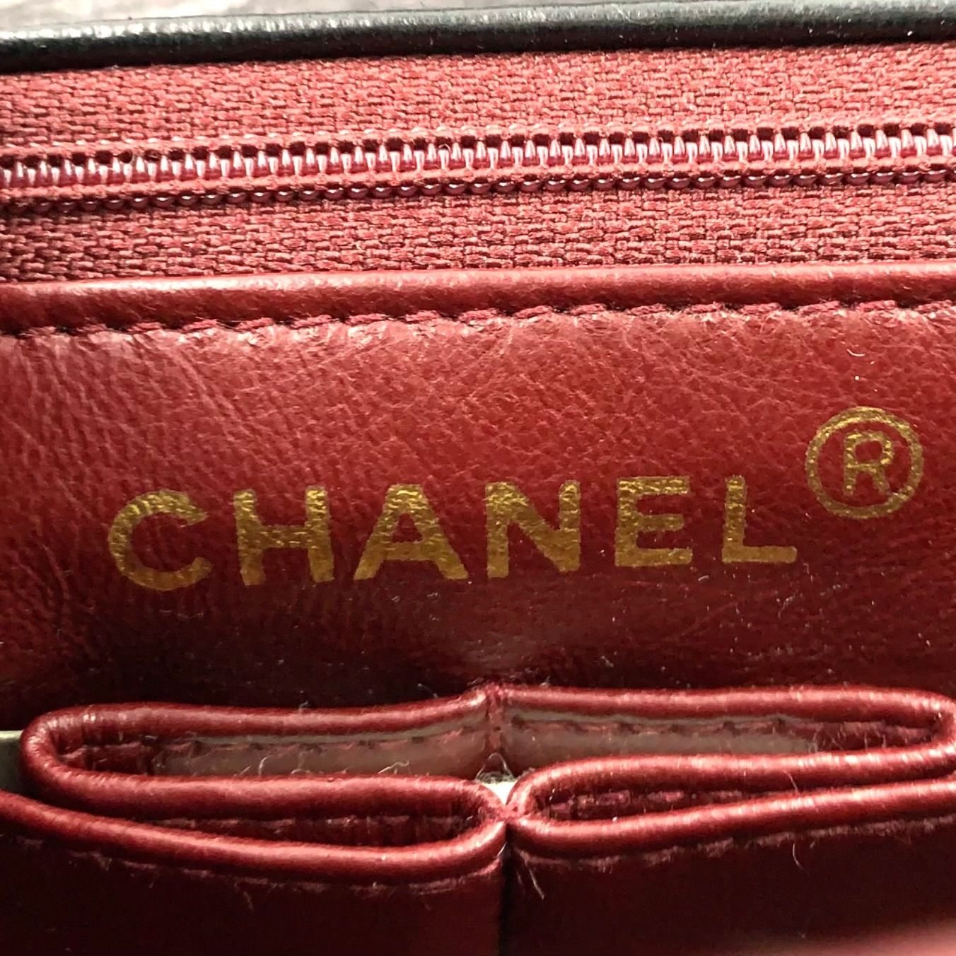 Chanel Mini Quilted Lambskin Black Chain Shoulder Bag Gold — view 4