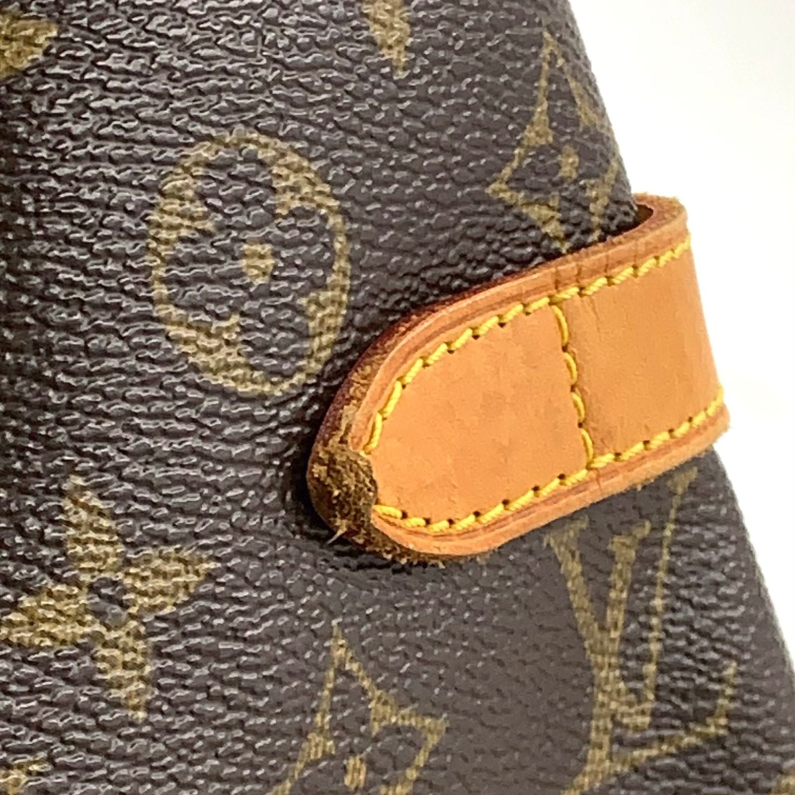 Louis Vuitton Batignolles Oriental Monogram Leather Brown Tote Gold — view 9