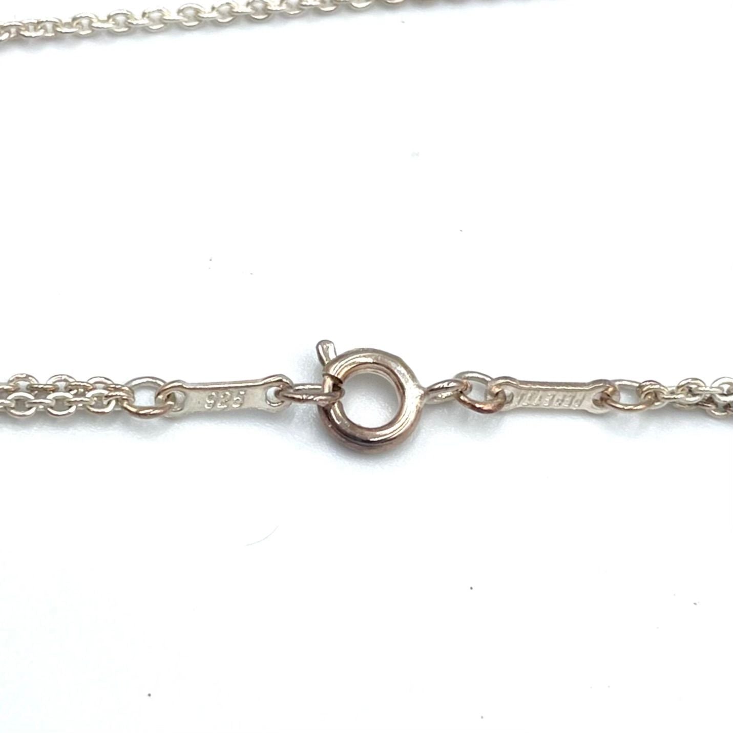 Tiffany & Co Infinity Double Chain Silver Necklace — view 7