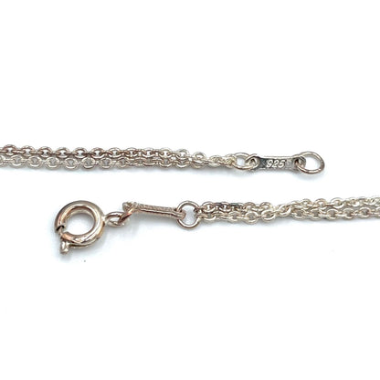 Tiffany & Co Infinity Double Chain Silver Necklace — view 4