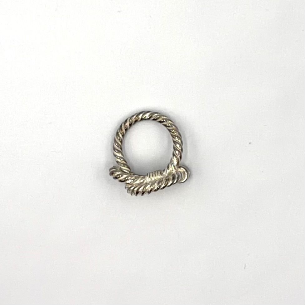 Hermes O-dienne Silver Ring — view 3