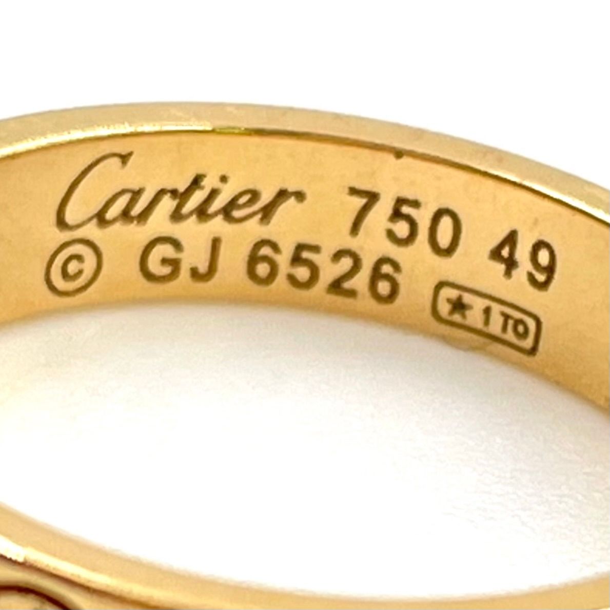 Cartier Mini Love Yellow Gold Ring — view 4