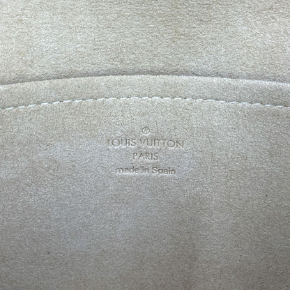 Louis Vuitton Pochette Twin GM Monogram Leather Brown Shoulder Bag Gold — view 4