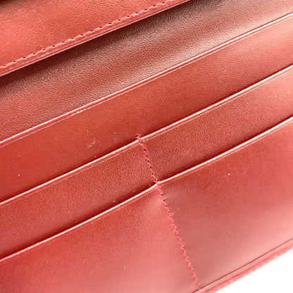 Cartier Must Line Bifold Leather Bordeaux Wallet Gold — view 8