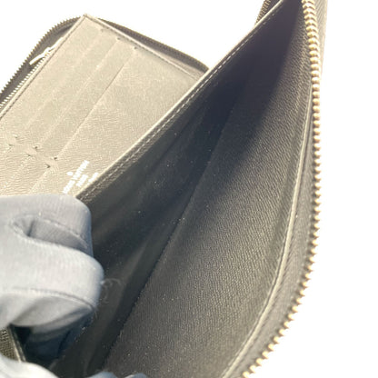 Louis Vuitton Zippy Organizer NM Monogram Eclipse Gray Black Wallet Silver — view 5