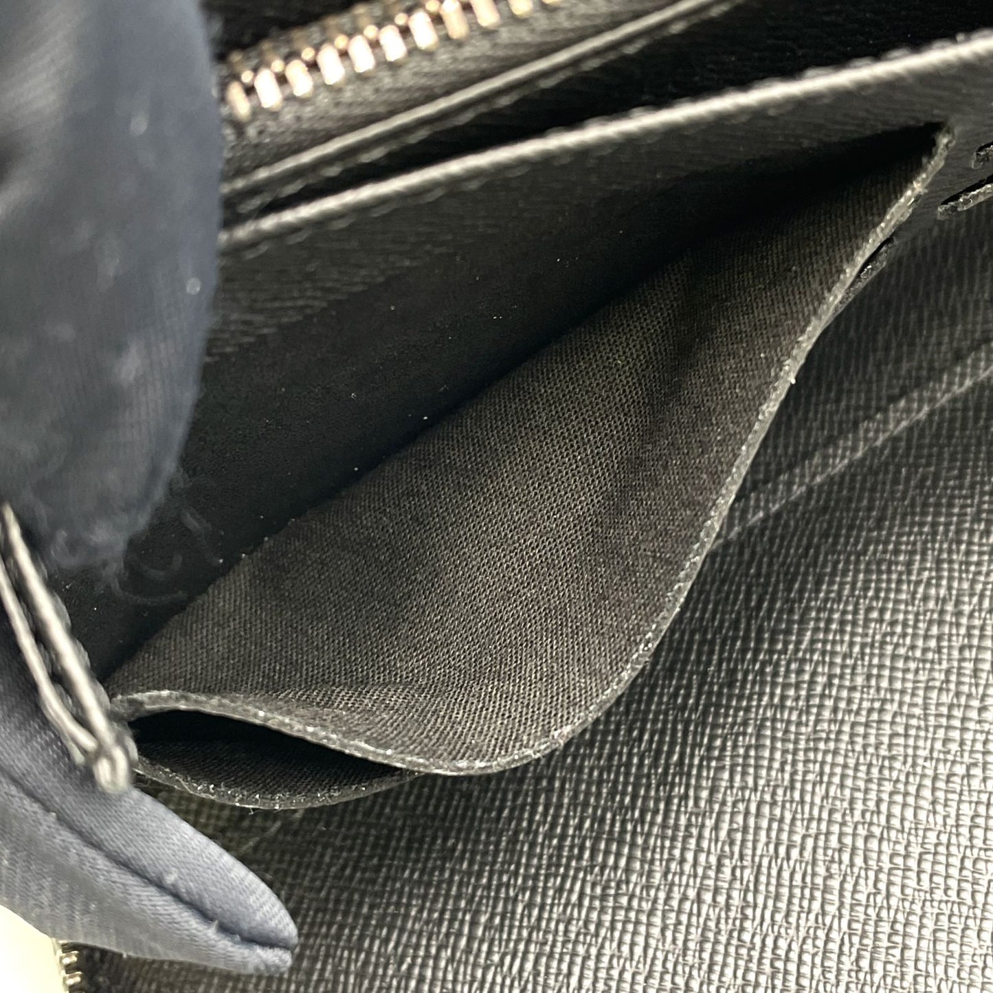 Louis Vuitton Zippy Organizer NM Monogram Eclipse Gray Black Wallet Silver — view 6