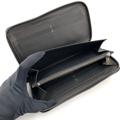 Louis Vuitton Zippy Organizer NM Monogram Eclipse Gray Black Wallet Silver — view 3
