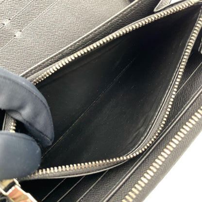 Louis Vuitton Zippy Organizer NM Monogram Eclipse Gray Black Wallet Silver — view 7