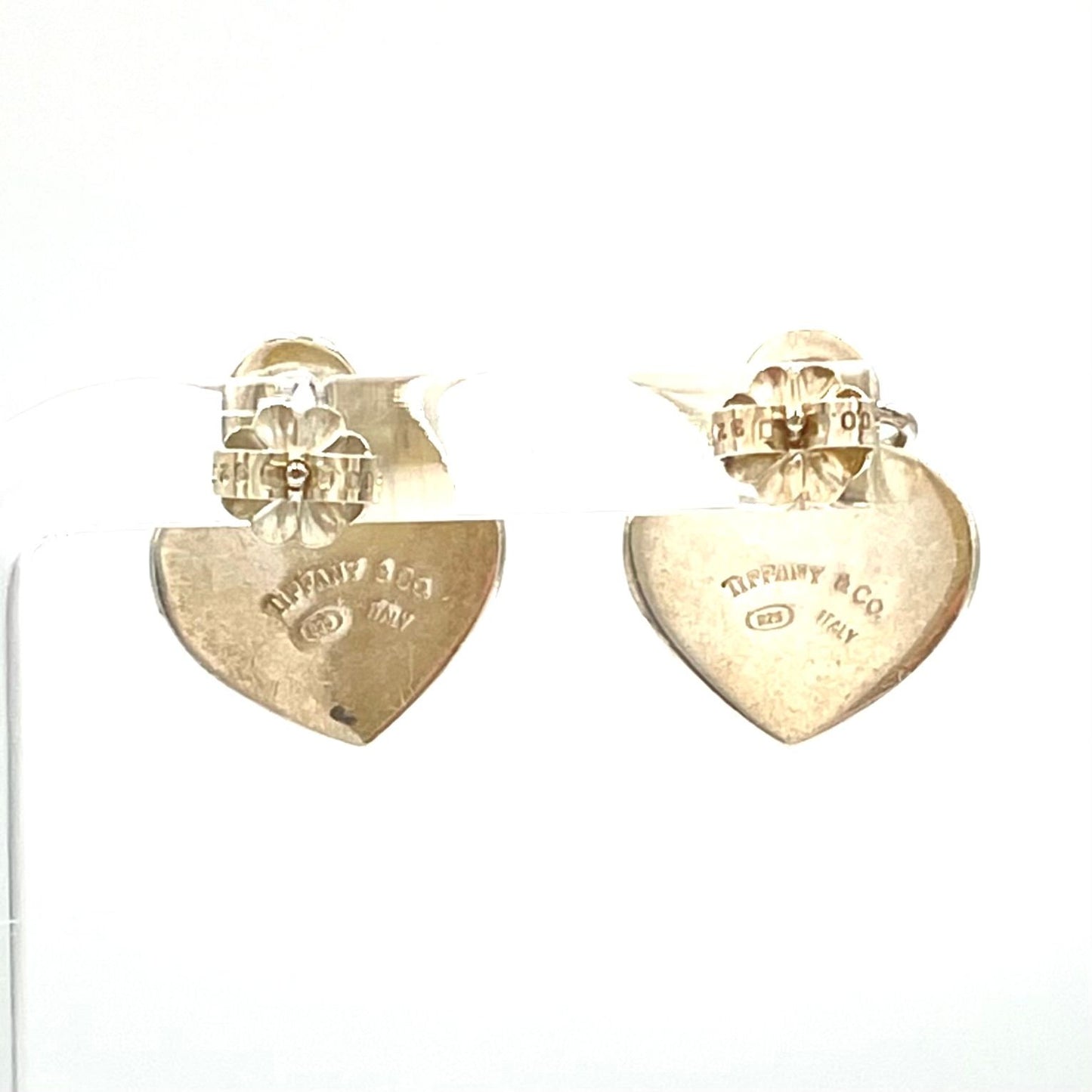 Tiffany & Co Heart &key Silver Earrings — view 2