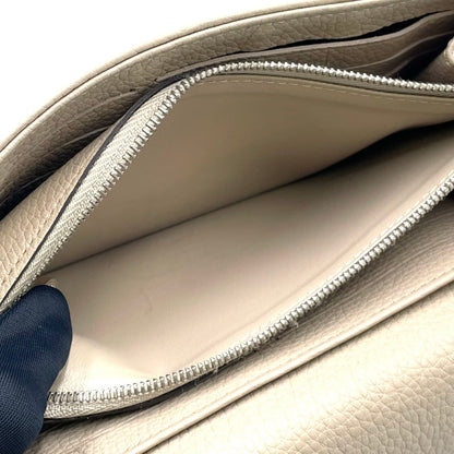 Louis Vuitton Portefeuille Iris Mahina Gare Initial Available Leather Beige — view 7