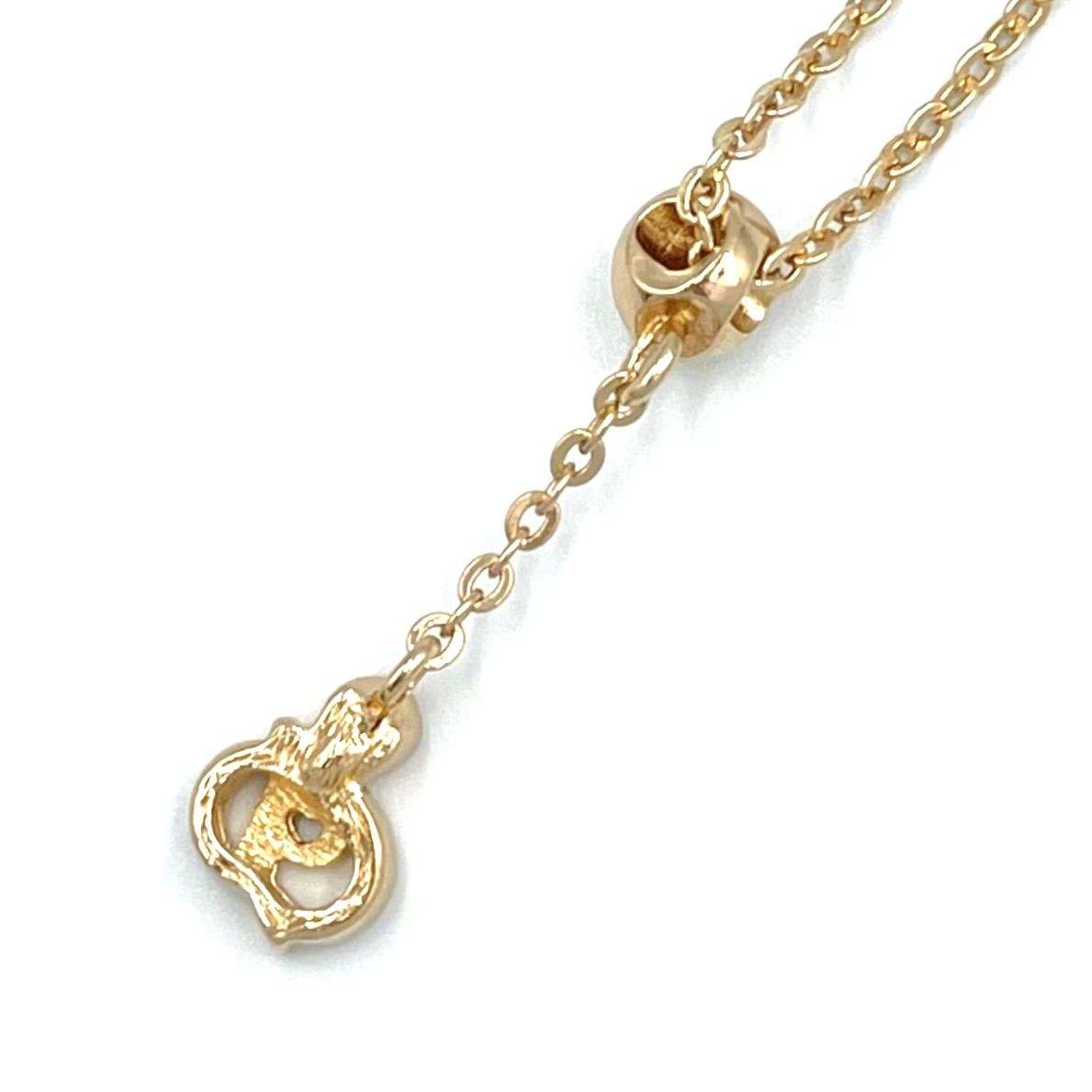 Dior CD Logo Line Stone Necklace — view 2
