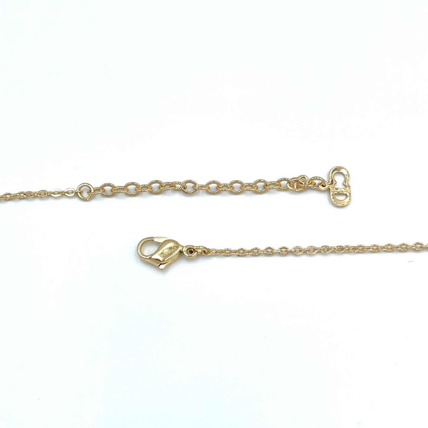 Dior CD Logo Line Stone Necklace — view 8